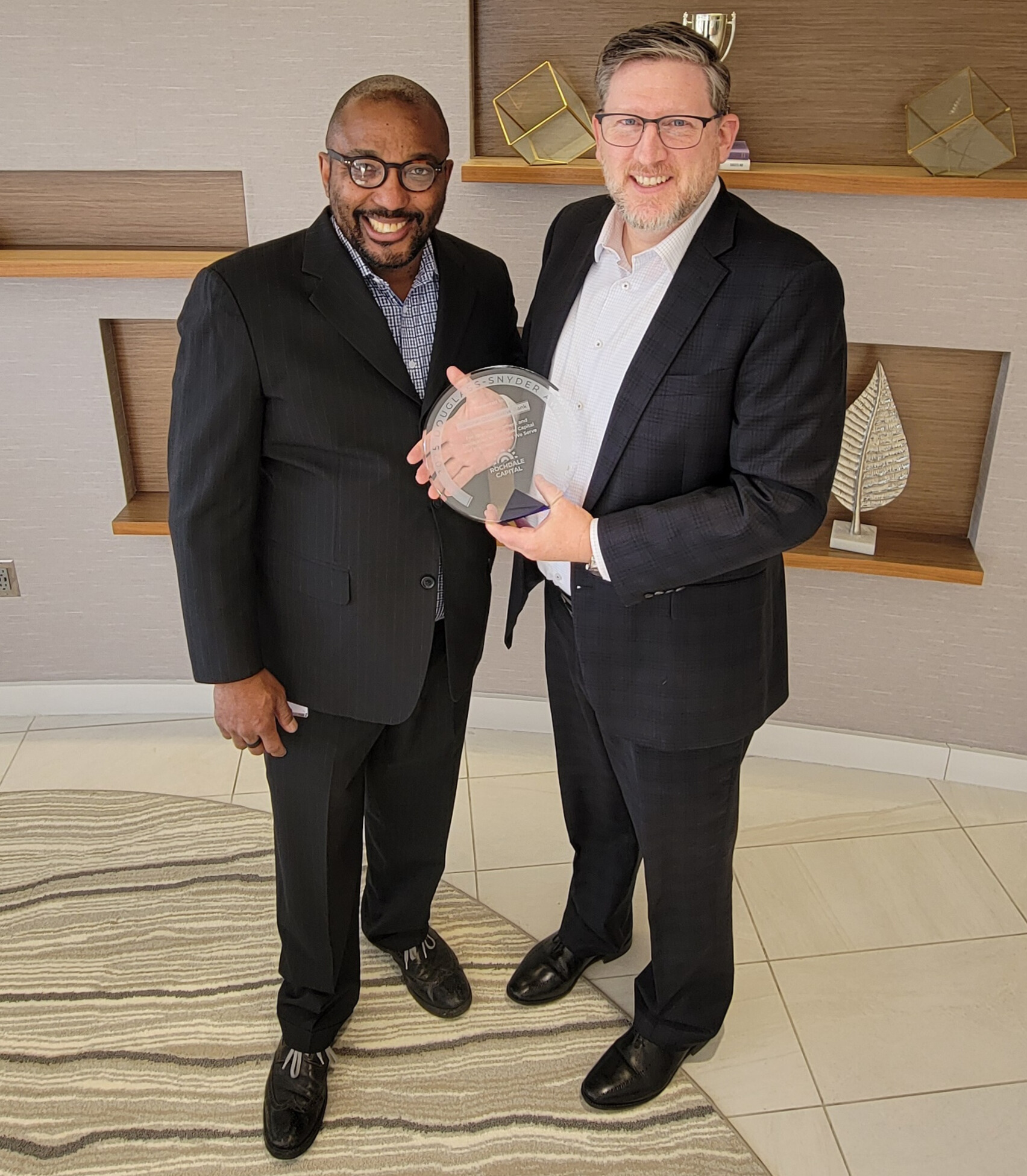 National Cooperative Bank awarded the Douglass Snyder Award from Rochdale Capital